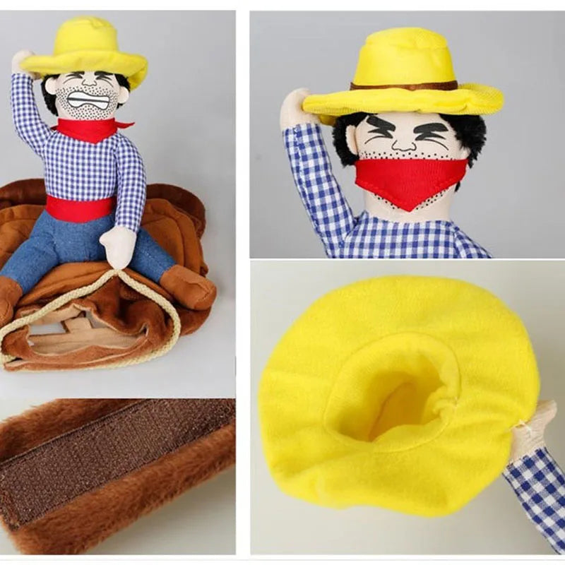 Cowboy-On-Dog Costume