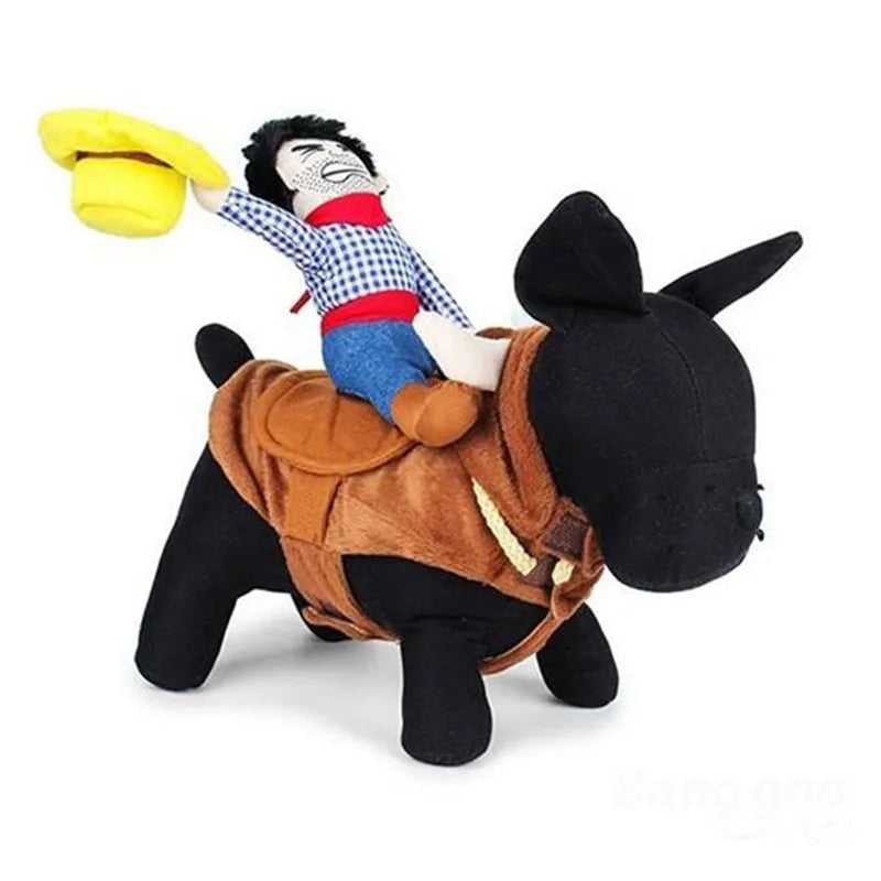 Cowboy-On-Dog Costume