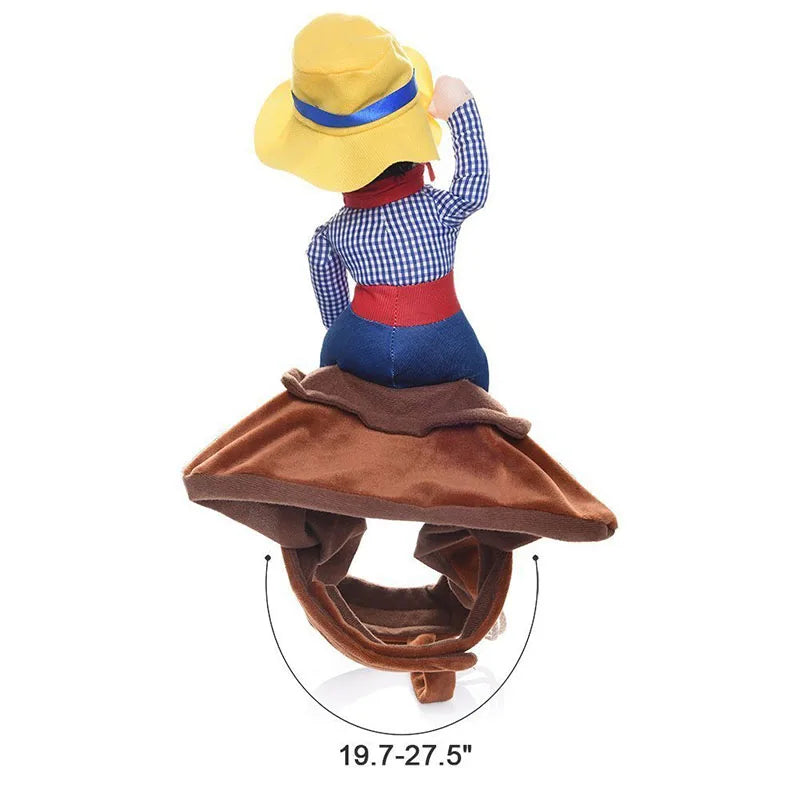 Cowboy-On-Dog Costume