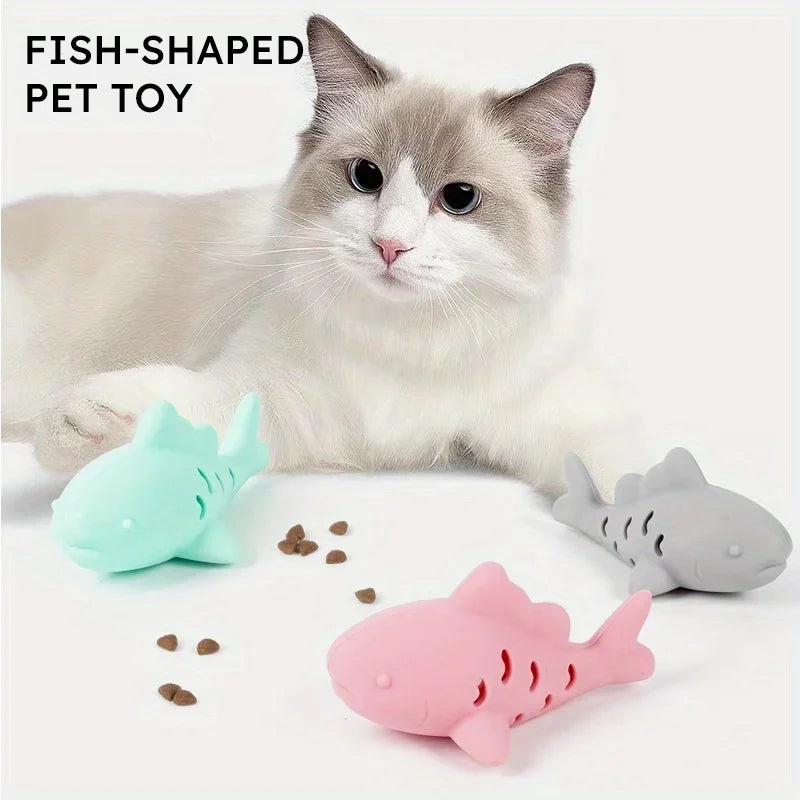 Fish-Shaped Pet Toy