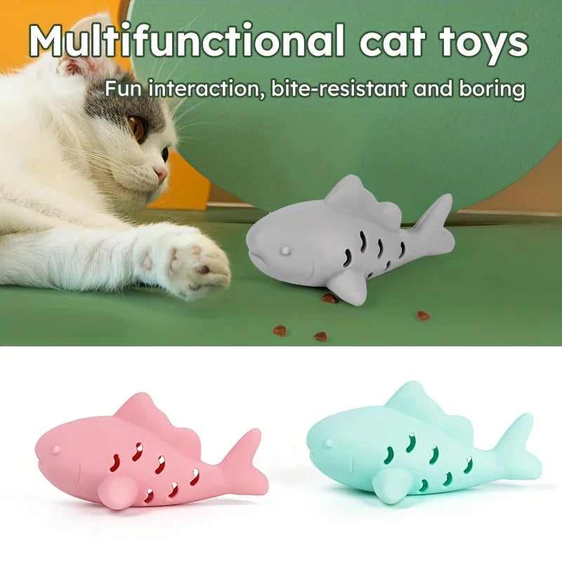 Fish-Shaped Pet Toy