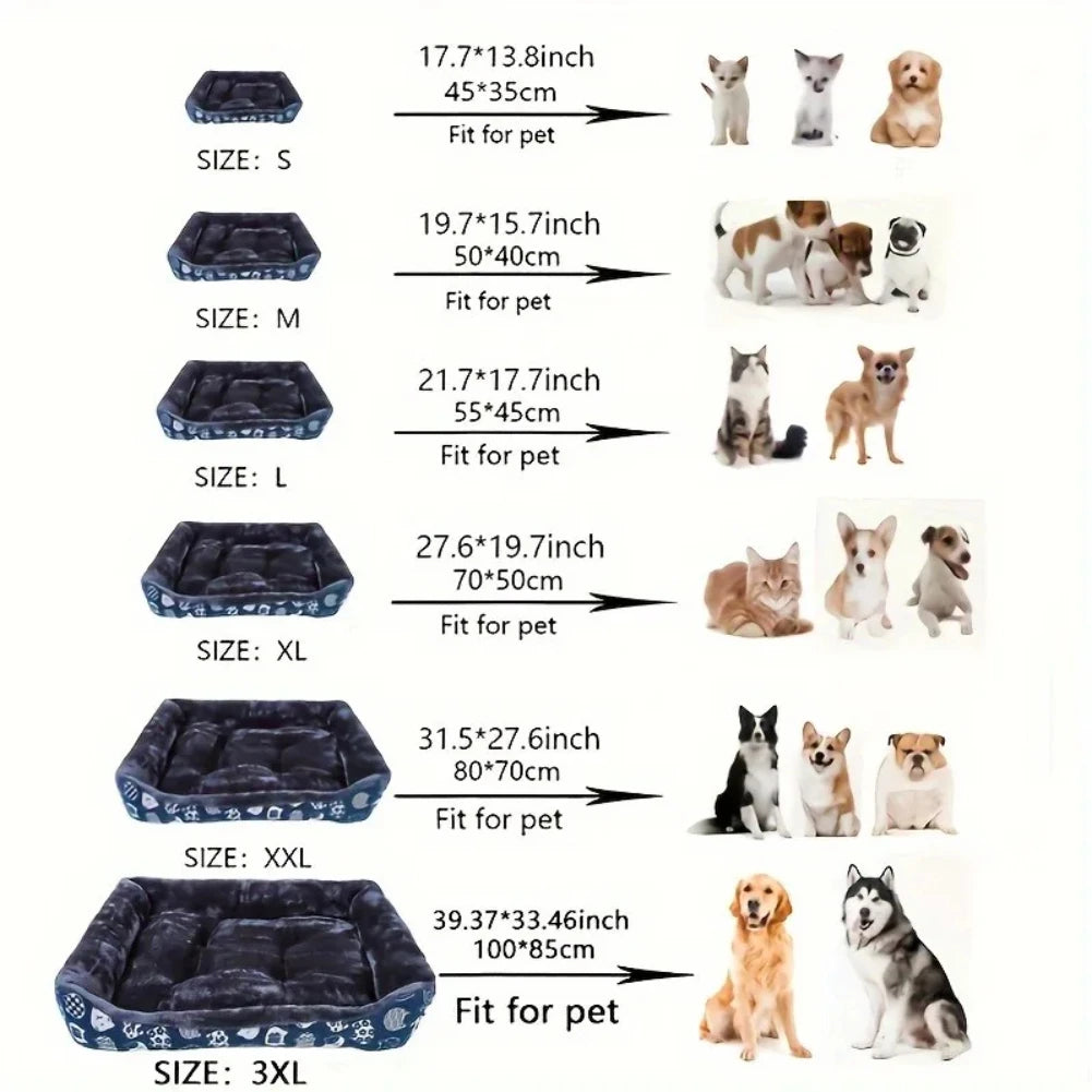 Pattern Pet Beds (5 sizes, 3 designs)