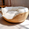 Bamboo Weaving Pet Bed