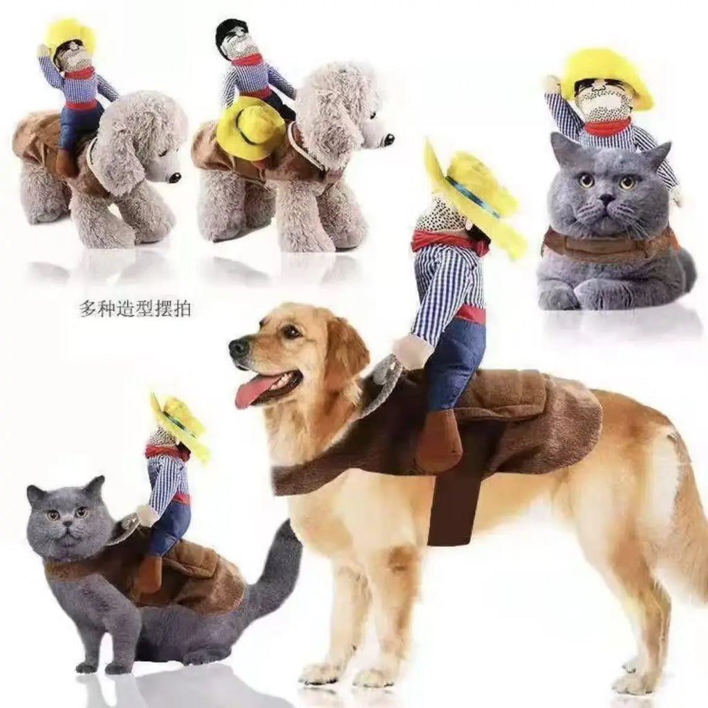 Cowboy-On-Dog Costume
