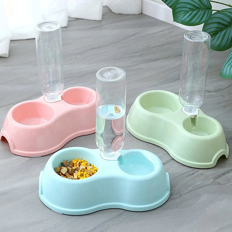 Food and Water Dish w/ Water Dispenser (4 colors!!!)
