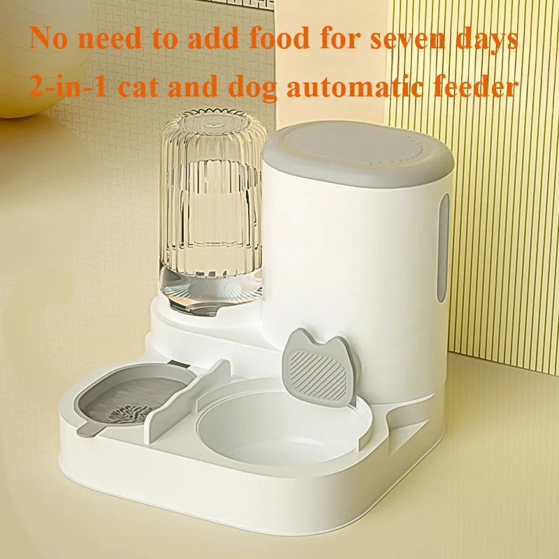 Automatic Pet Food and Water Dispenser