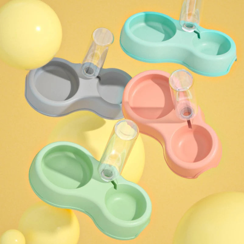Food and Water Dish w/ Water Dispenser (4 colors!!!)