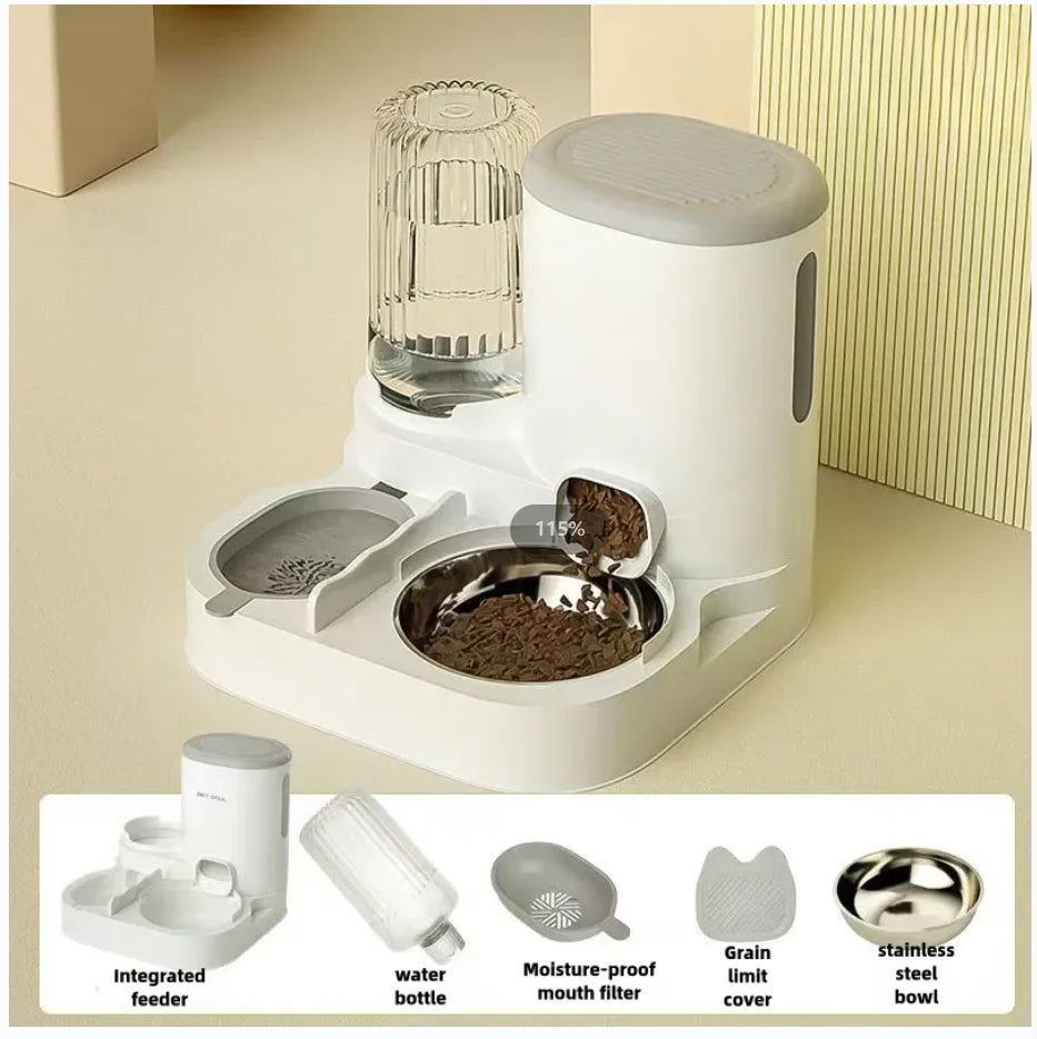 Automatic Pet Food and Water Dispenser
