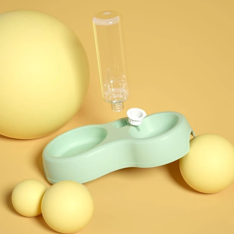 Food and Water Dish w/ Water Dispenser (4 colors!!!)