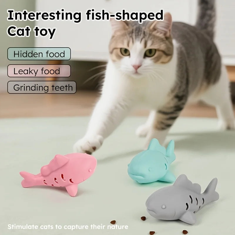 Fish-Shaped Pet Toy