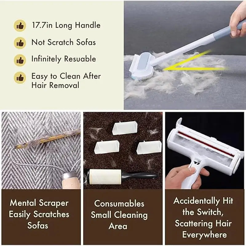 4-in-1 Pet Hair Remover Tool