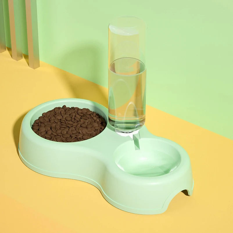 Food and Water Dish w/ Water Dispenser (4 colors!!!)