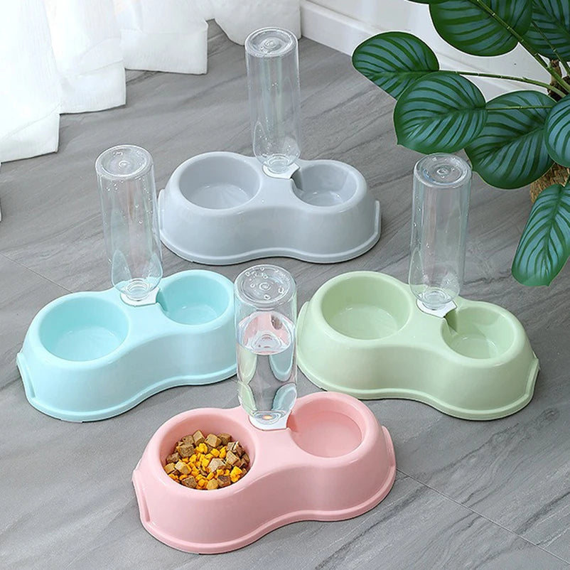 Food and Water Dish w/ Water Dispenser (4 colors!!!)