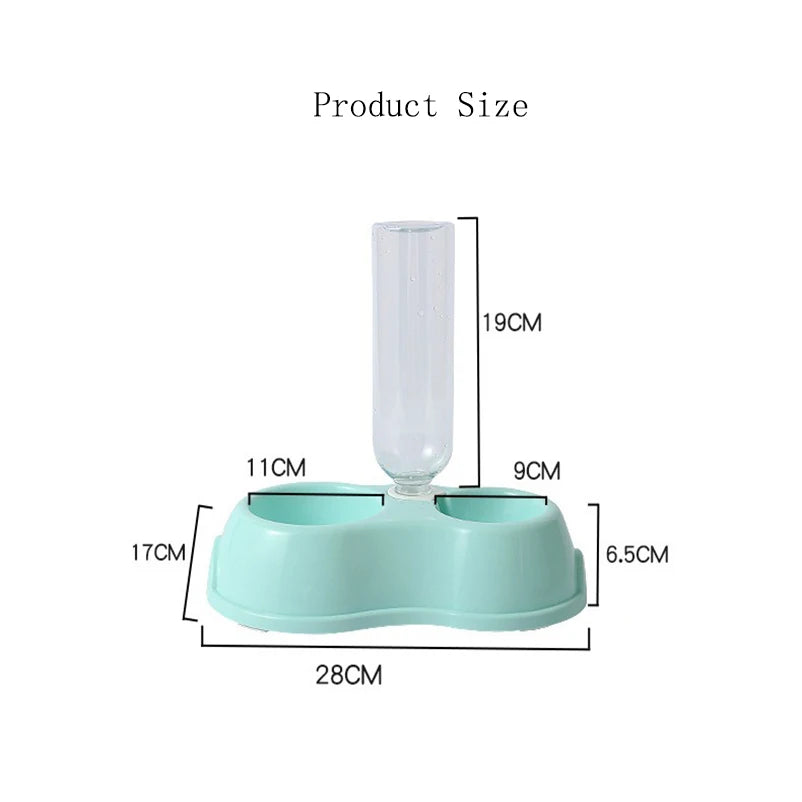 Food and Water Dish w/ Water Dispenser (4 colors!!!)