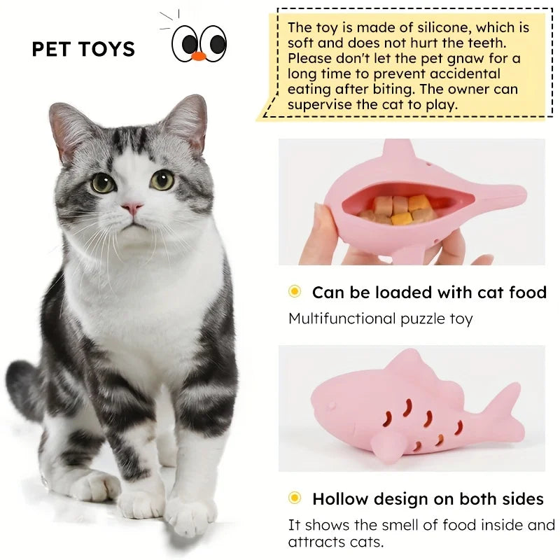 Fish-Shaped Pet Toy